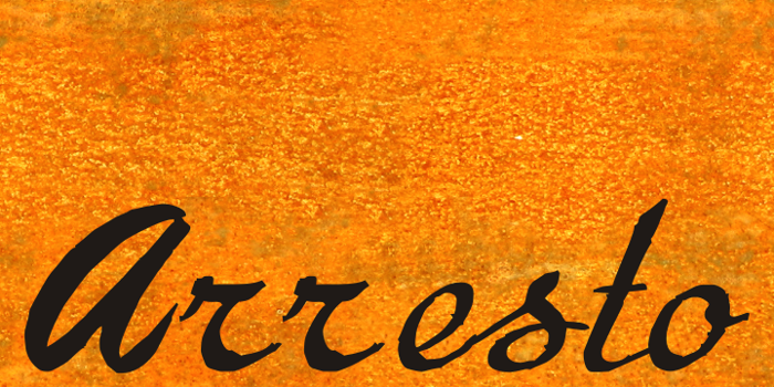Arresto Font poster