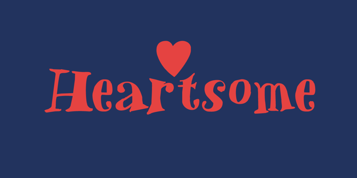 Heartsome Font poster