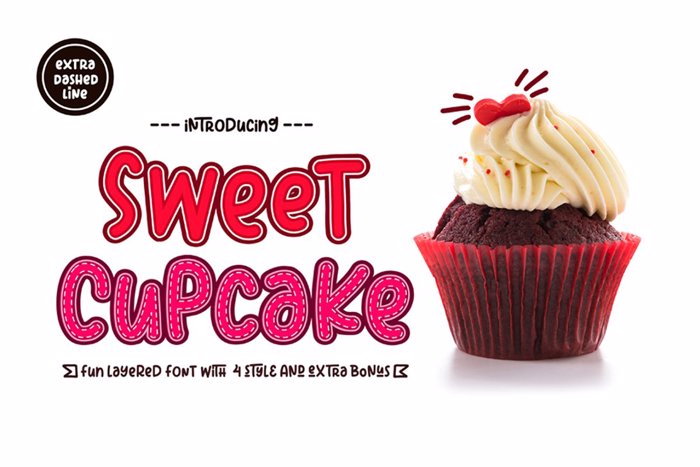 Sweet Cupcake Font poster