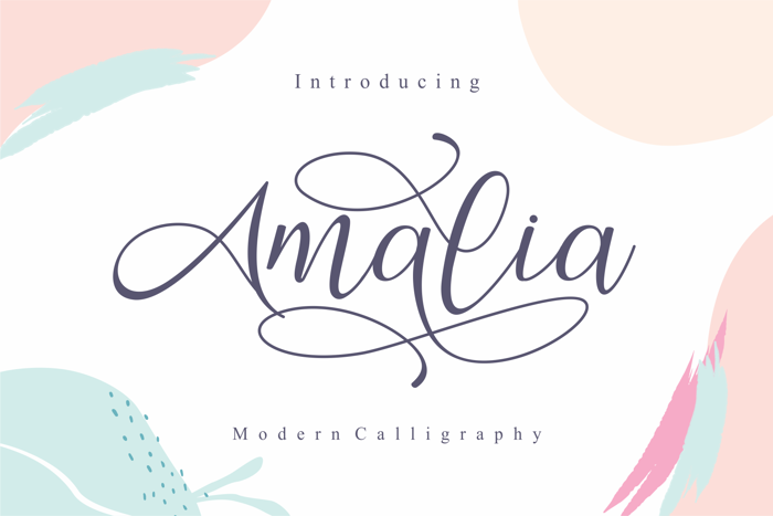 Amalia Font poster