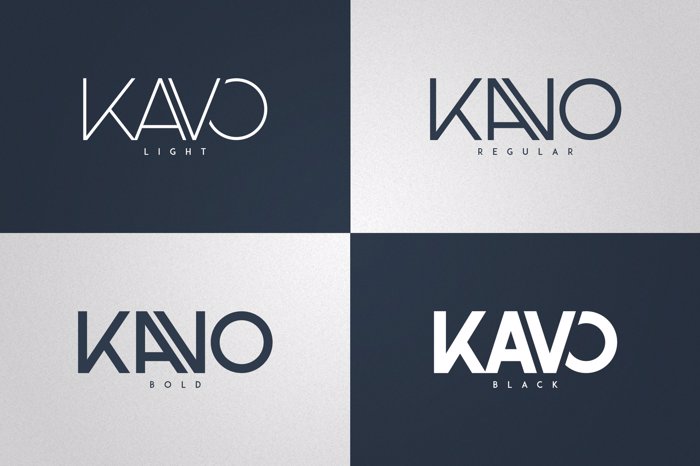 Kavo Font poster