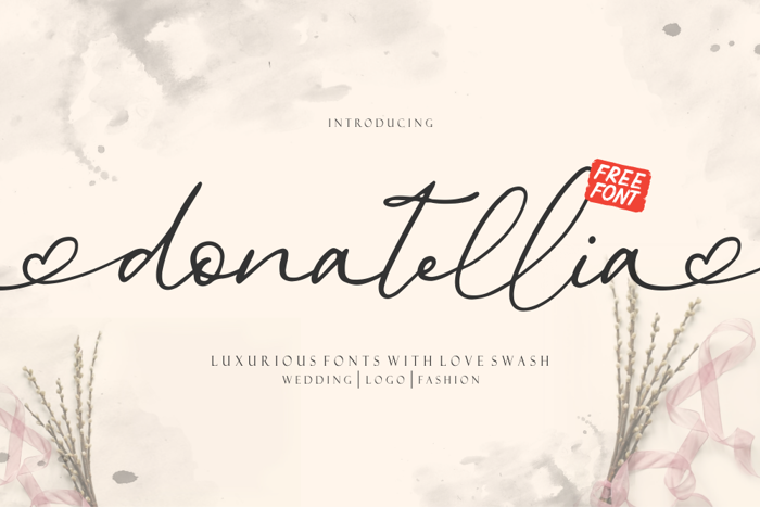 Donatellia Font poster