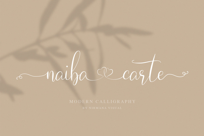 Naibacarte Font poster
