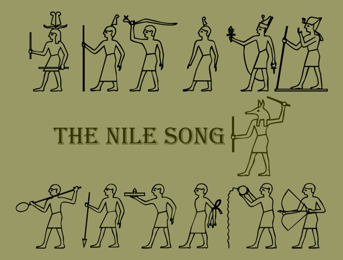 The Nile Song Font poster