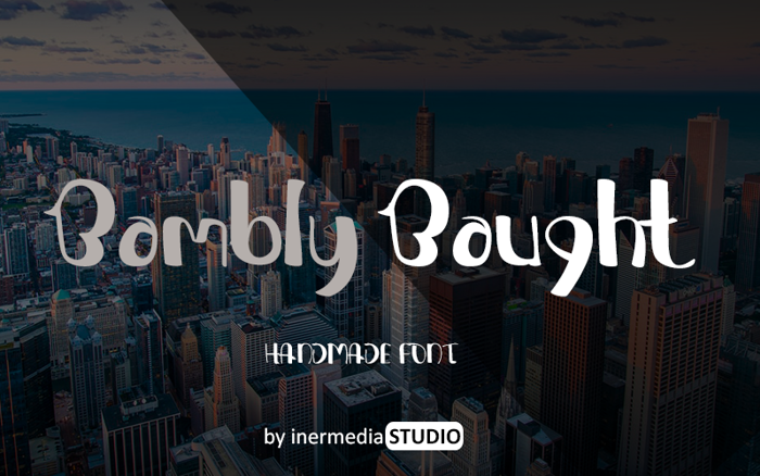 Bombly Bought Font poster