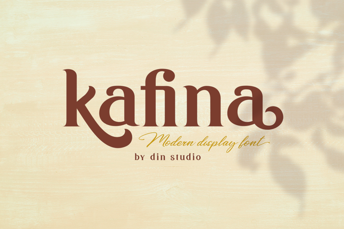 Kafina Font poster