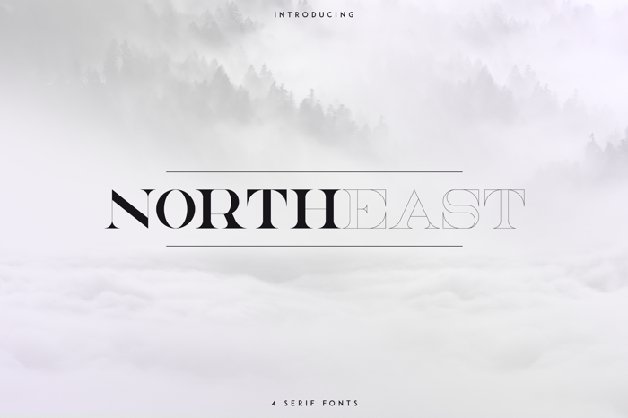 NorthEast Font poster