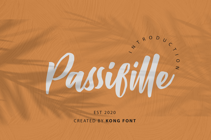 Passifille Font poster