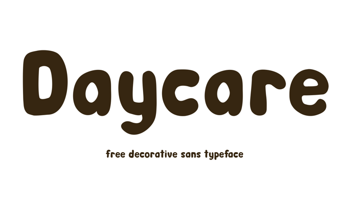 Day Care Font poster