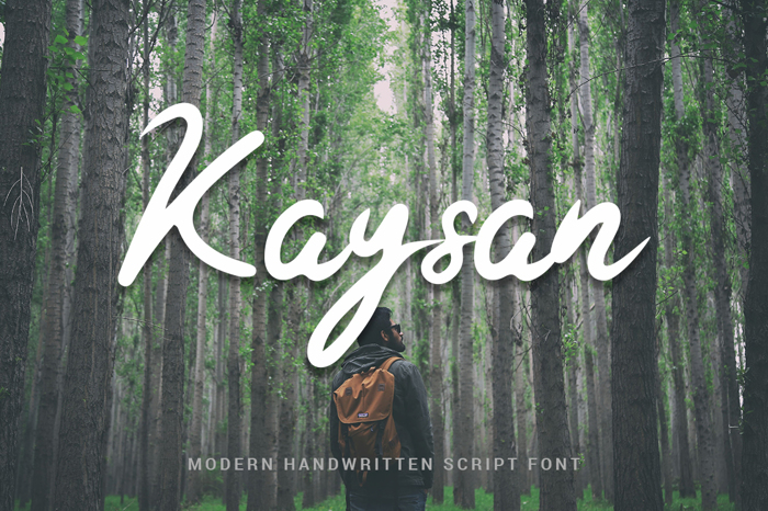 Kaysan Signature Font