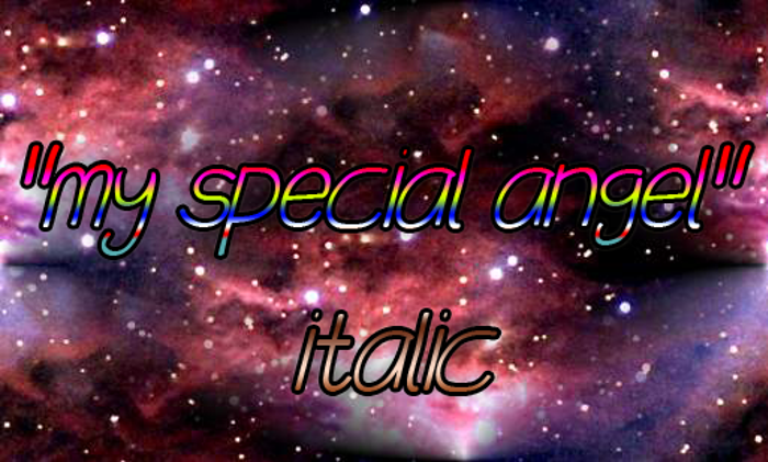 my special angel Font poster