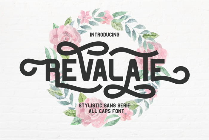 Revalate Font poster