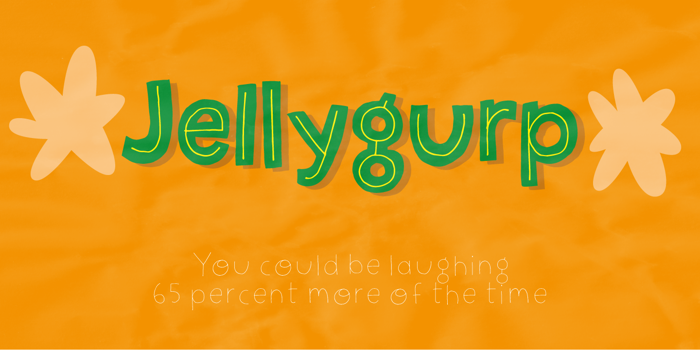 Jellygurp DEMO Font poster