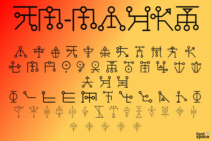 DM - Maykr Font poster