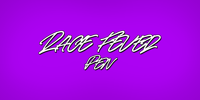 Race Fever Pen Font poster