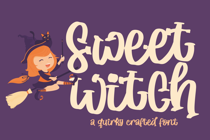 Sweet Witch Font poster