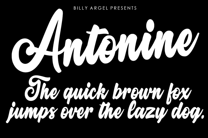 Antonine Font poster