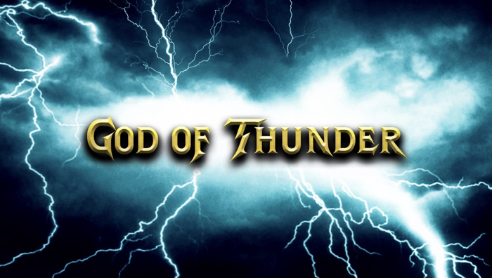 God of Thunder Font poster