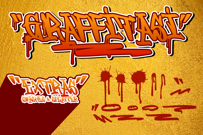 Graffitasi Font poster