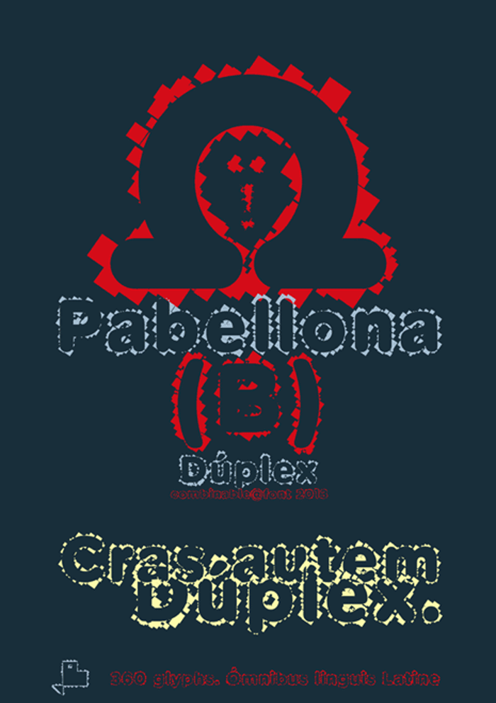 Pabellona (B) Dúplex Font poster