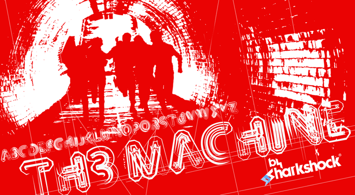 TH3 MACHINE Font poster
