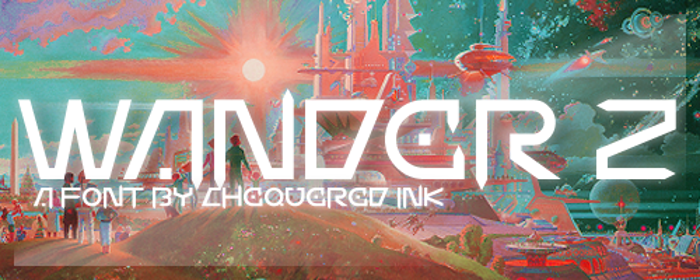 Wander Z Font poster
