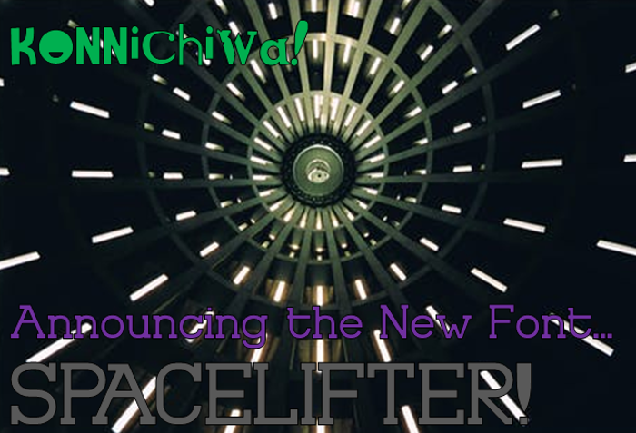 Spacelifter Font poster