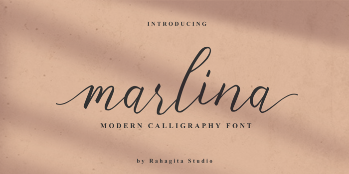 marlina Font poster