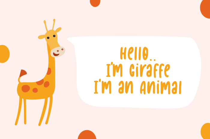 Pretty Animal Font poster