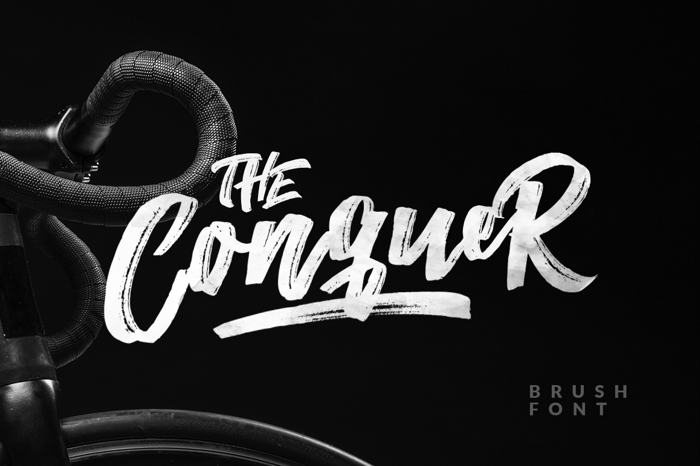 The Conquer Font poster