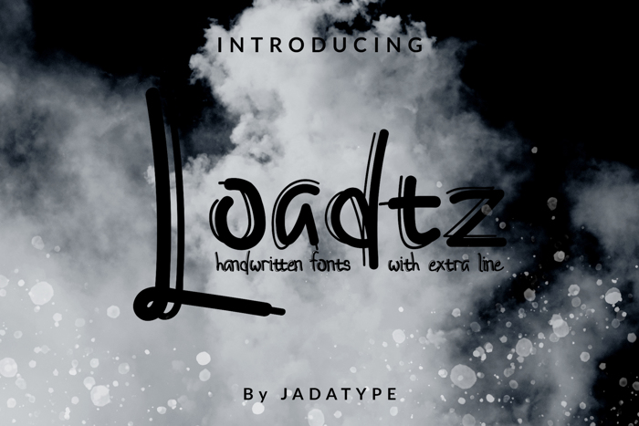 Loadtz Font poster