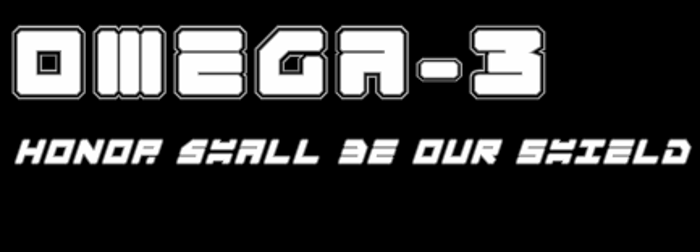 Omega-3 Font poster