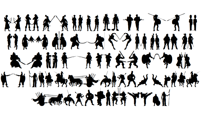 Time Warriors Font poster