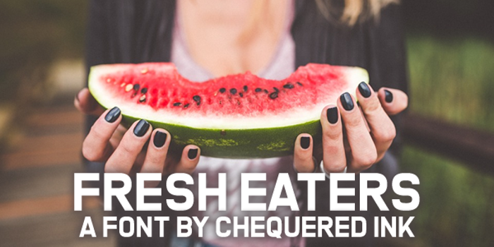 Fresh Eaters Font poster
