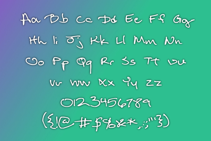 Return of RelayScript Font poster
