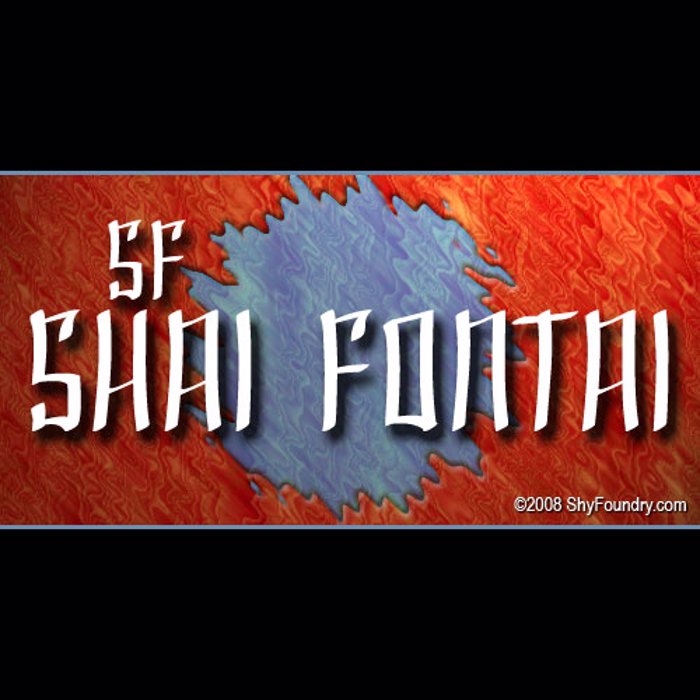 SF Shai Fontai Font poster