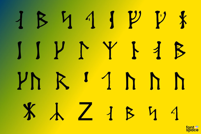 Futharken Font
