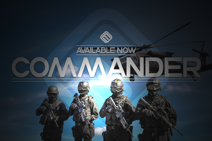 Commanders Font poster