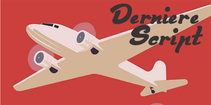 Derniere Script Font