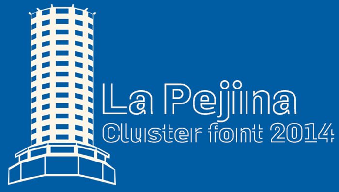 La Pejina ffp Font poster