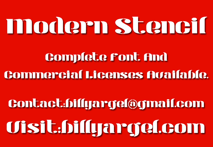GOTCHA Font poster