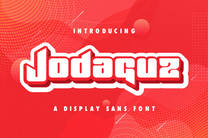 Jodaguz Font poster