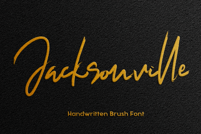 Jacksonville Font poster