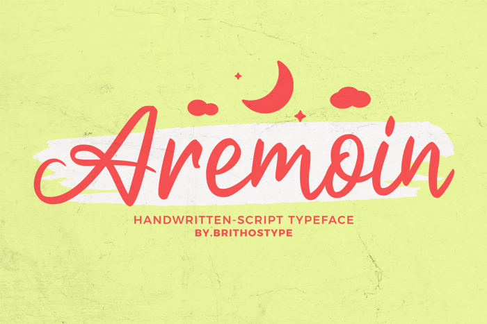 Aremoin Font poster