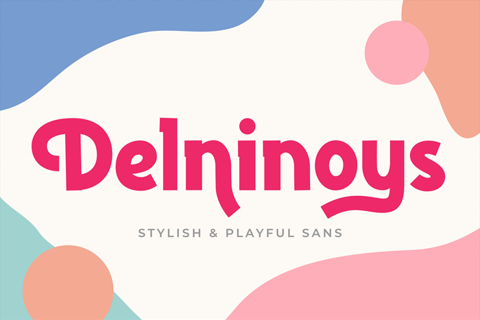 Delninoys Font poster