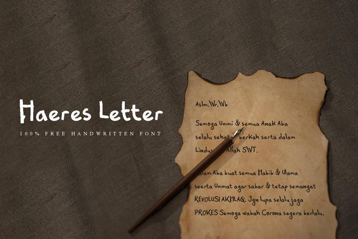 Haeres Letter Font