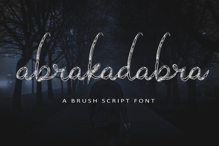 abrakadabra Font poster