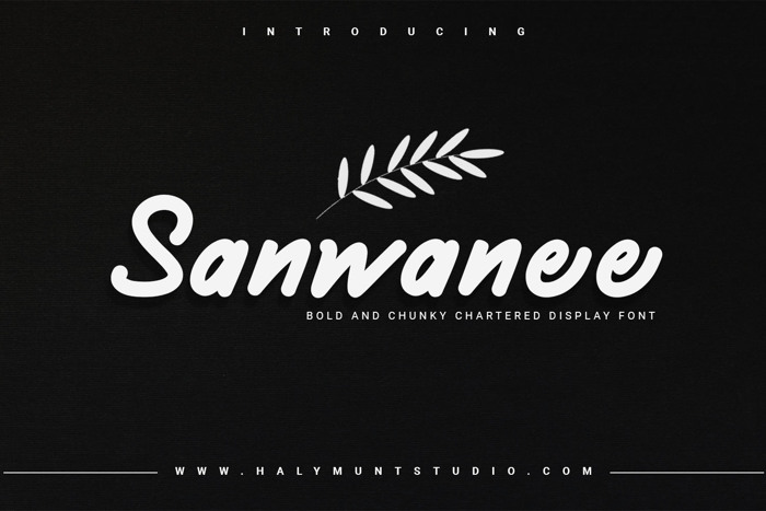 Sanwanee Font poster