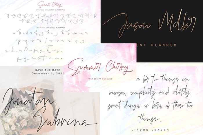 Summer Cherry Font