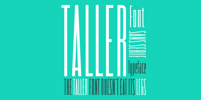taller Font poster